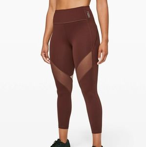 Lululemon × Barry's Tights Leggings with Mesh Inserts